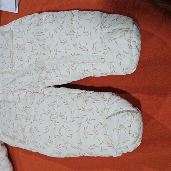 Jessica Simpson Infant Outerwear.  Size 6/9 Months.  Color is an Off White.  NWT - Picture 2 of 16